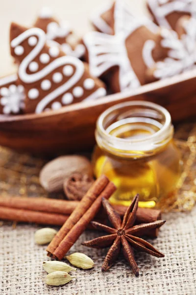 Gingerbreads met kruiden — Stockfoto
