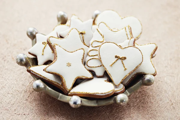 Witte gingerbreads — Stockfoto