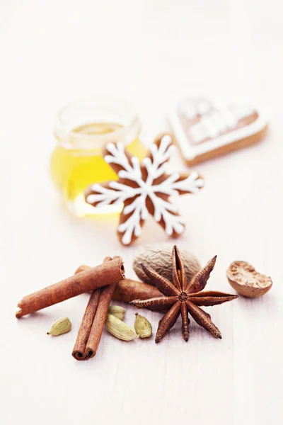 Honey gingerbreads — Stock Photo, Image