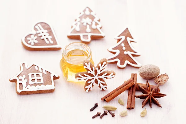 꿀 gingerbreads — 스톡 사진
