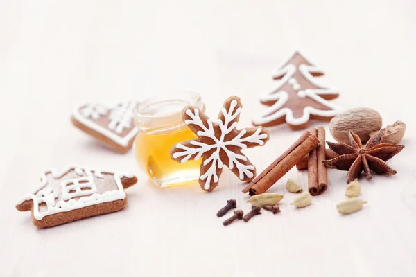 Mézes gingerbreads — Stock Fotó