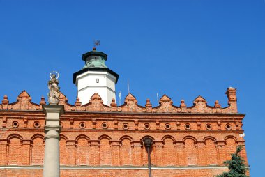 Old town hall in Sandomierz, Poland. clipart
