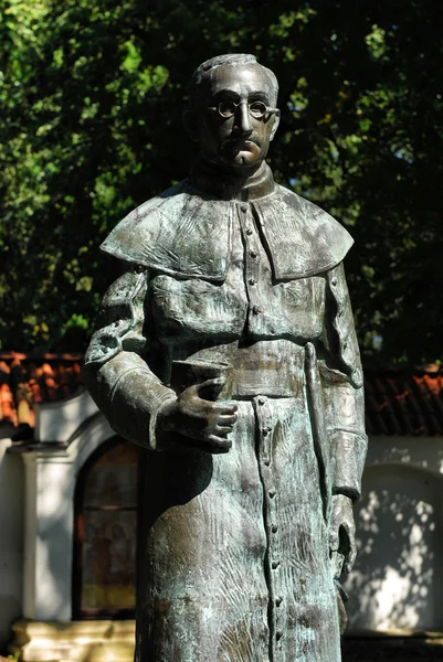 Estatua de Antoni Rewera en Sandomierz, Polonia . — Foto de Stock