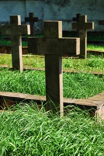 Старое военное кладбище в Сандомире — стоковое фото