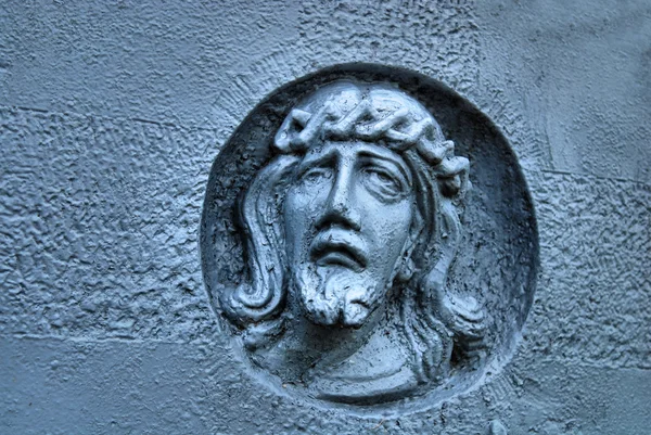 Лицо Иисуса — стоковое фото