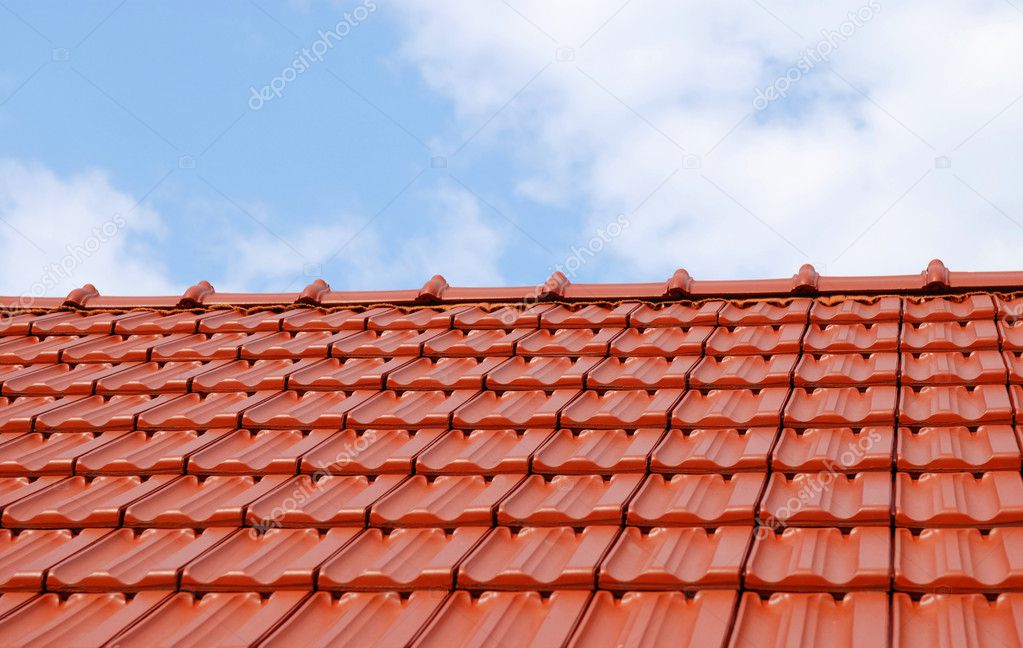 Tiles on the roof