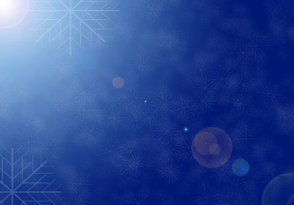 Blauwe kerstachtergrond — Stockfoto