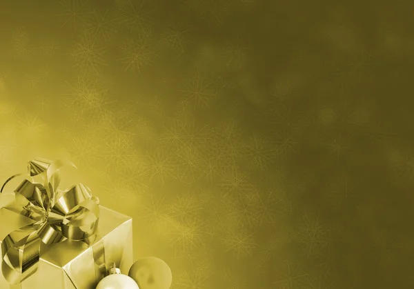 Gold christmas background — Stock Photo, Image