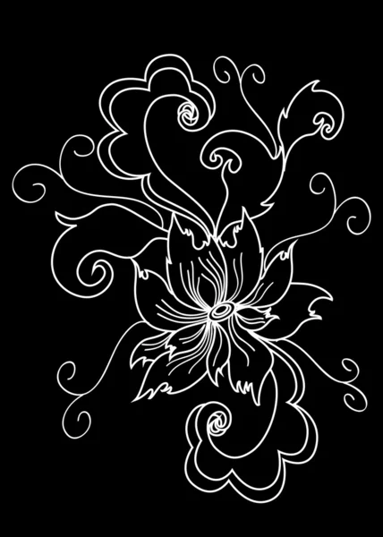 Fond floral réveiller — Image vectorielle