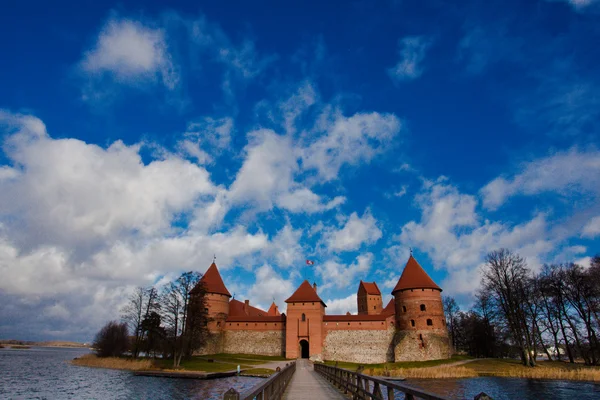 Замок в Тракаи. Литва — стоковое фото