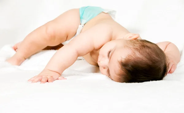 Όμορφη ύπνου νεογέννητο — Φωτογραφία Αρχείου
