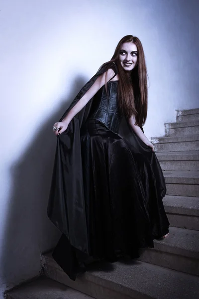 Ritratto di una giovane strega — Foto Stock