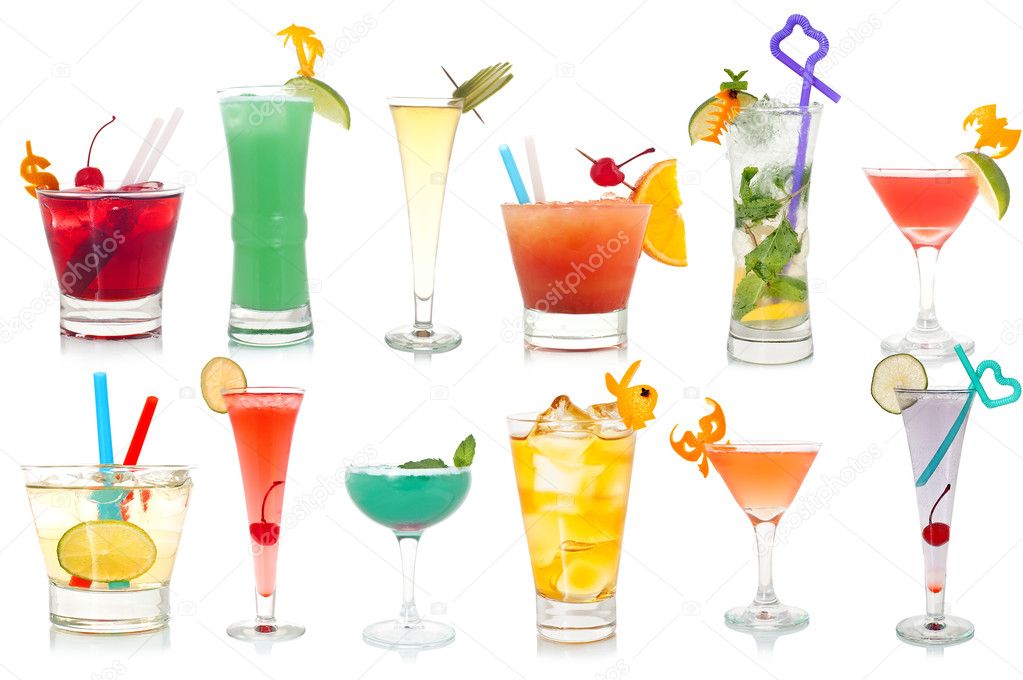 Fancy drink cocktails