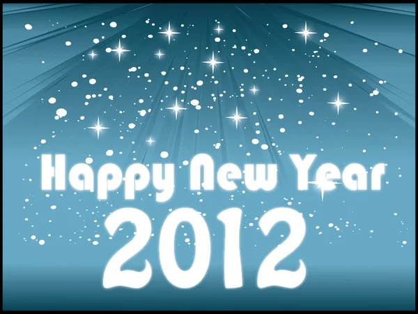 Красочный Новый 2012 год — стоковый вектор