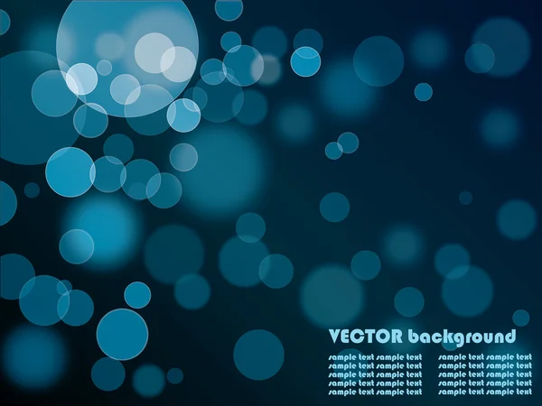Vektorové bokeh světlé pozadí — Stockový vektor