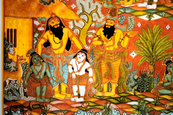Alte Telugu-Malerei — Stockfoto