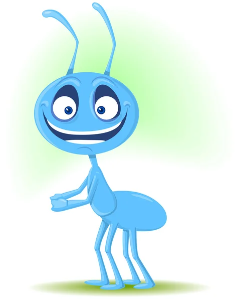 Hormiga feliz — Vector de stock