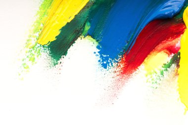 Mixing paints. background clipart