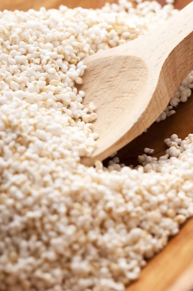 Amaranth popping, gluten-free, high protein grain cereal — Stock Photo, Image