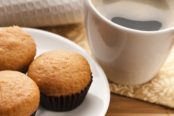 Muffins de café e canela — Fotografia de Stock