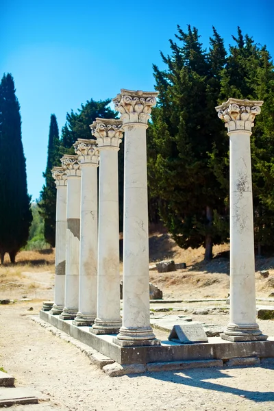 Columns In Asklepion — Stock Photo, Image