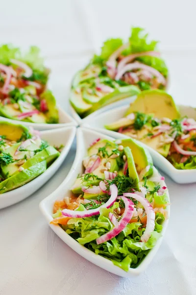 Salad With Salmon — Stock Photo, Image