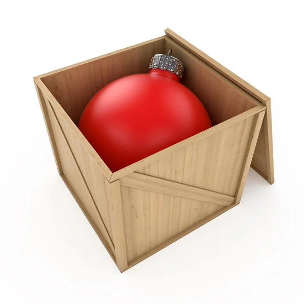 Natal na caixa — Fotografia de Stock