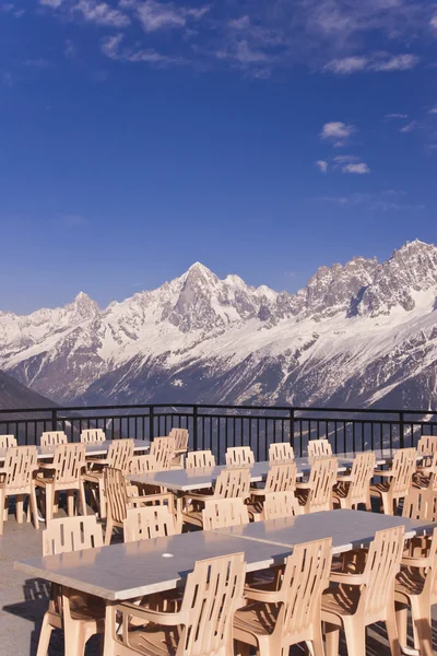 Restauracja alpejska — Zdjęcie stockowe