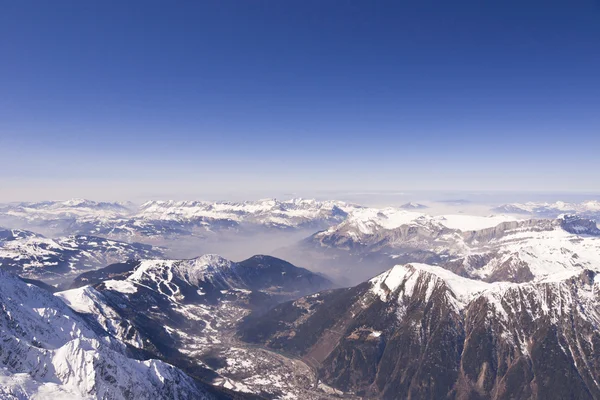 Französische Alpen Stockbild