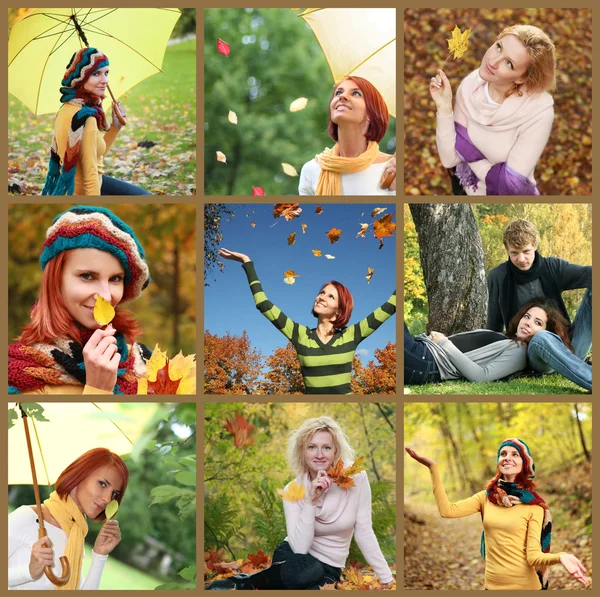 Podzimní baner — Stock fotografie