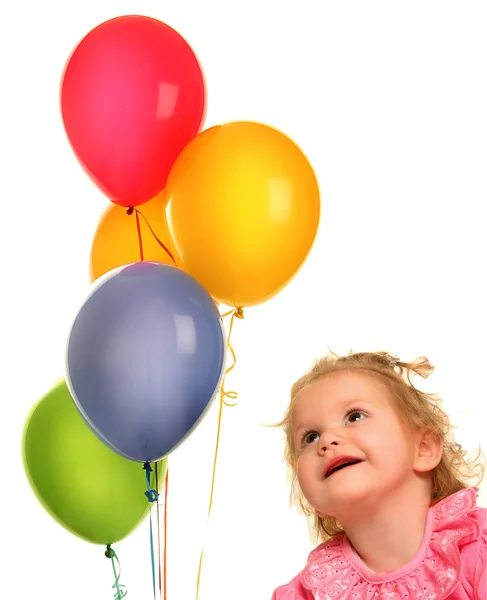 Spójrz na balonów — Zdjęcie stockowe