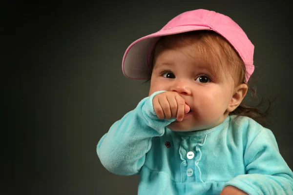 ピンクの帽子 — ストック写真
