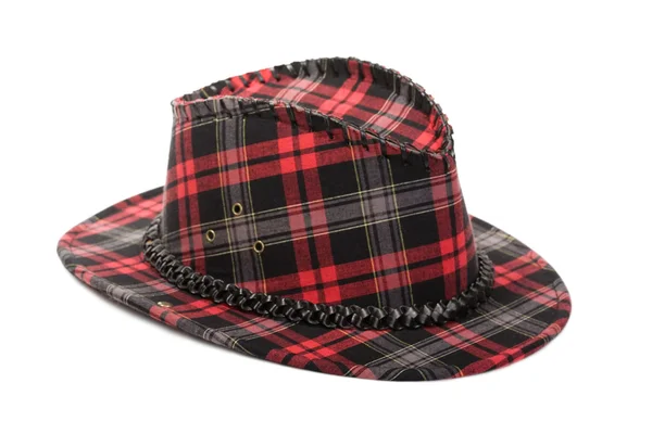 Tkaniny stylowy kapelusz — Zdjęcie stockowe