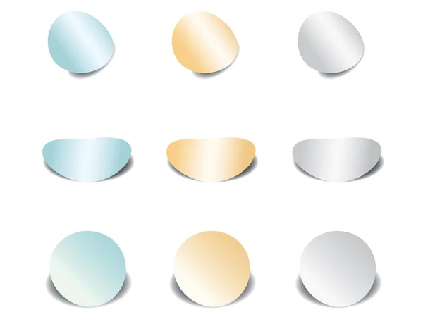 Διανυσματικών eps - αυτοκόλλητα χρώμα σύνολο - 10 — Διανυσματικό Αρχείο