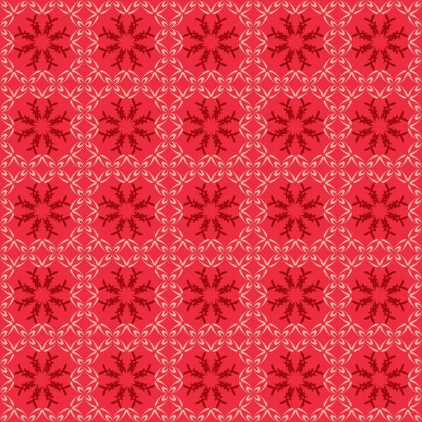 赤のシームレスなパターン - ベクトル — ストックベクタ