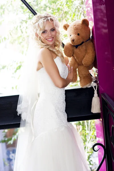 Fantastické krásu nevěsty — Stock fotografie