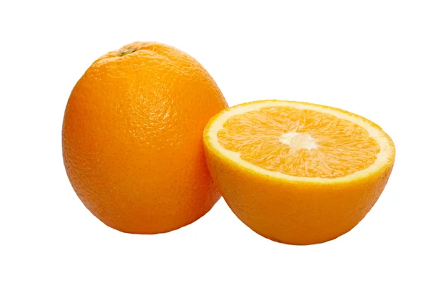 Orange over white background — Stock Photo, Image