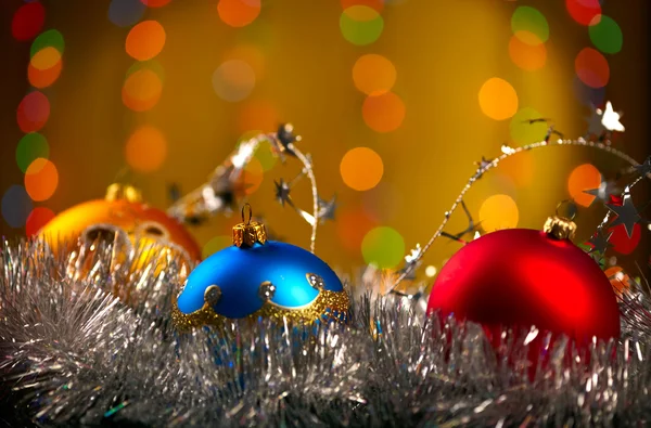 Karácsonyi dekoráció. sekély fókusz — Stock Fotó