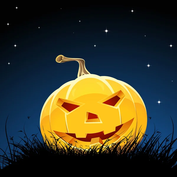 Halloween gece arka plan — Stok Vektör