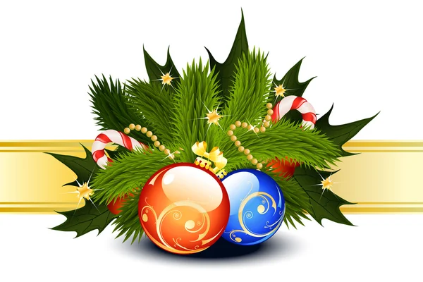 Karácsonyi kártya sablon — Stock Vector