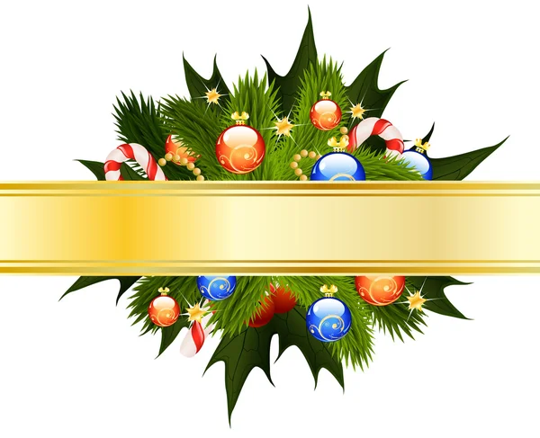 Šablona vánoční přání — Stockový vektor