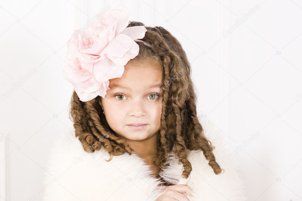 Adorable African Little Girl Stock Photo By ©fotomolos 7457351