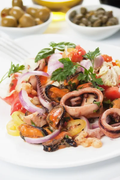 Морепродуктів салат — стокове фото