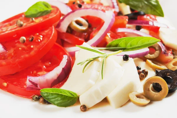İtalyan Caprese salatası — Stok fotoğraf