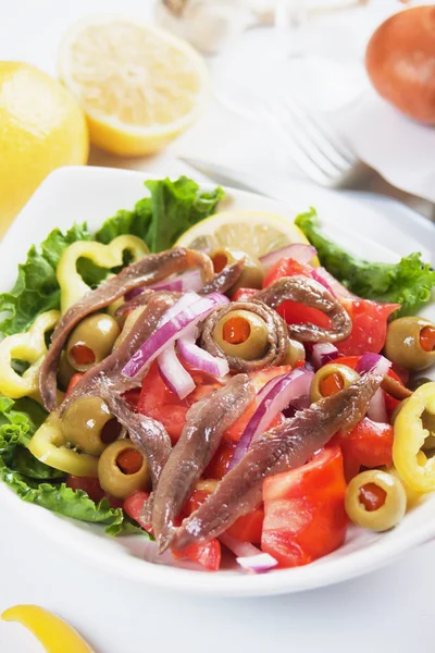 Salade d'anchois — Photo