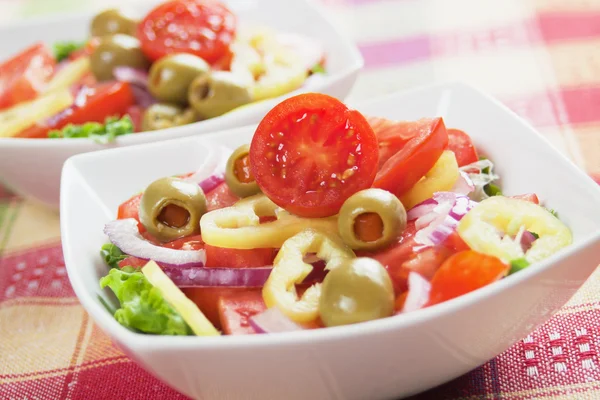 Italiaanse olijfolie salade — Stockfoto