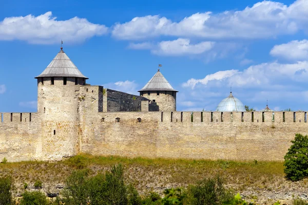 Ivangorod Fort aan de grens van Rusland en Estland — Stockfoto