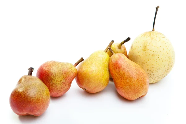 Päron i olika kvaliteter — Stockfoto