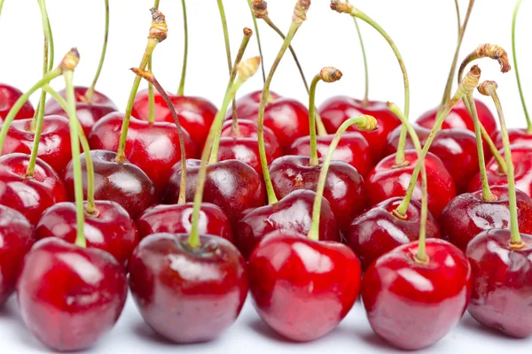 Sweet cherry na bílém pozadí — Stock fotografie