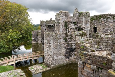 Beaumaris Castle in Anglesey, Wales, UK clipart